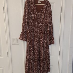 Floral Long Sleeve Dress